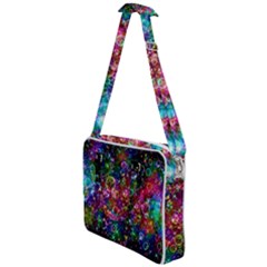 Psychedelic Bubbles Abstract Cross Body Office Bag by Modalart