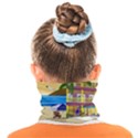 Vector Graphic Clipart Beach House Face Covering Bandana (Kids) View2