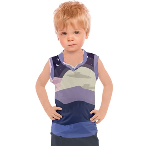 Summer Season Nature Kids  Sport Tank Top by Grandong