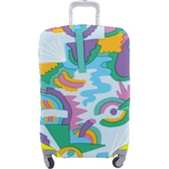 Pattern Hotdog Trap Luggage Cover (large)