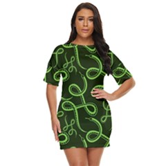 Snakes Seamless Pattern Just Threw It On Dress by Bedest