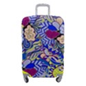 Blue Yellow Background Pattern Vector Texture Paisley Luggage Cover (Small) View1