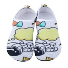 Sketch Cartoon Space Set Men s Sock-style Water Shoes by Hannah976