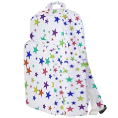 Star Random Background Scattered Double Compartment Backpack by Hannah976