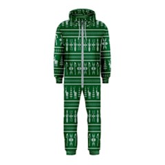 Wallpaper Ugly Sweater Backgrounds Christmas Hooded Jumpsuit (kids)