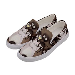 Cute Anime Scenery Artwork Fanart Women s Canvas Slip Ons by Bedest