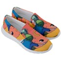 Finn And Jake Adventure Time Bmo Cartoon Women s Lightweight Slip Ons View3