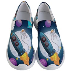 Spaceship Astronaut Space Women s Lightweight Slip Ons by Hannah976