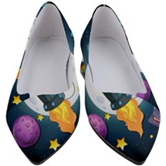 Spaceship Astronaut Space Women s Block Heels  by Hannah976