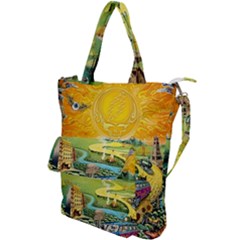 Grateful Dead Golden Road Shoulder Tote Bag by Bedest