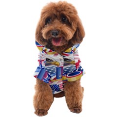 United States Of America Usa  Images Independence Day Dog Coat by Ket1n9