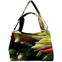 Bright Peppers Double Compartment Shoulder Bag by Ket1n9