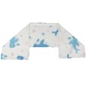 Seamless Pattern With Cute Sharks Hearts Lightweight Scarf  View2