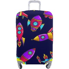 Space Patterns Luggage Cover (large)