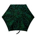 Circuits Circuit Board Green Mini Folding Umbrellas View1