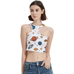 Set Cartoon Symbol Pattern Cut Out Top