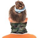 Abstract Vector Military Camouflage Background Face Covering Bandana (Kids) View2