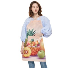 Fruit Pattern Apple Abstract Food Pocket Apron by Proyonanggan