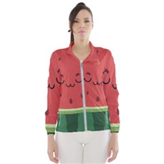 Watermelon Lock Love Women s Windbreaker by Cemarart