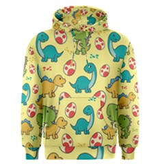 Seamless Pattern With Cute Dinosaurs Character Men s Core Hoodie by Ndabl3x