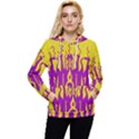 Yellow And Purple In Harmony Women s Lightweight Drawstring Hoodie View1