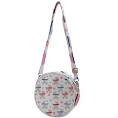 Pattern Stroller Carriage Texture Crossbody Circle Bag by Grandong