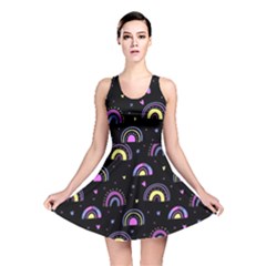 Wallpaper Pattern Rainbow Reversible Skater Dress