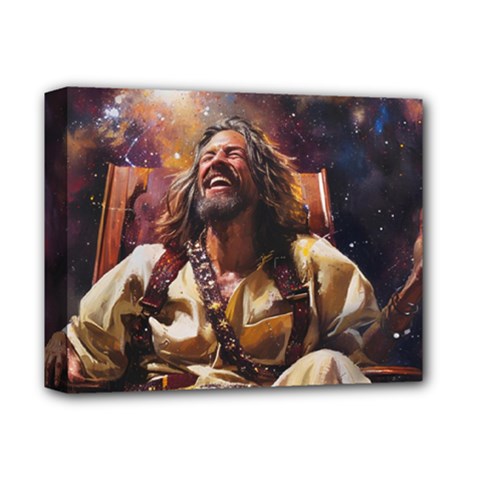 The King Who Laughs Deluxe Canvas 14  X 11  (stretched) by EatMeDrinkMe