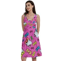 Hello Kitty, Cute, Pattern Classic Skater Dress