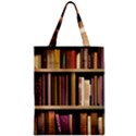 Books Bookshelves Office Fantasy Background Artwork Book Cover Apothecary Book Nook Literature Libra Zipper Classic Tote Bag View1