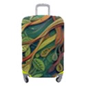 Outdoors Night Setting Scene Forest Woods Light Moonlight Nature Wilderness Leaves Branches Abstract Luggage Cover (Small) View1