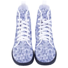 Pastel Botanic Harmony Collage Women s High-top Canvas Sneakers