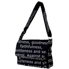 Galatians 5 Full Print Messenger Bag (s) by RiverRootz