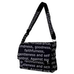 Galatians 5 Full Print Messenger Bag (m) by RiverRootz