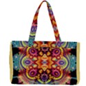 Gelb floral Canvas Work Bag View2