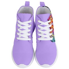 Pink Florales Muster Women s Lightweight High Top Sneakers by 2607694c