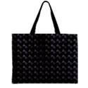 Vintage Turntable Graphic Motif Seamless Pattern Black Backgrond Zipper Mini Tote Bag View1