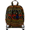 Swirl Vortex Emoji Cyclone Motion Art Zip Up Backpack View3