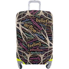 Mental Human Experience Mindset Pattern Luggage Cover (large) by Paksenen