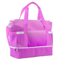 Gradient Pink - Pastel Yellow Pink Rosa Sports Shoulder Bag With Shoes Compartment by 2607694c