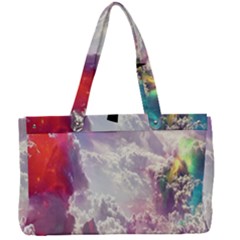 Clouds Multicolor Fantasy Art Skies Canvas Work Bag by Ket1n9