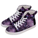 Purple Peacock Women s Hi-Top Skate Sneakers View2