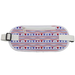 Nautical Digital Paper Nautical Boat Rounded Waist Pouch