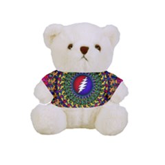 Grateful Dead Bear Pattern Full Print Tee For Cuddly Teddy Bear by Maspions