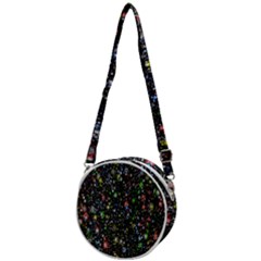 Illustration Universe Star Planet Crossbody Circle Bag by Grandong