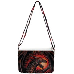 Dragon Double Gusset Crossbody Bag by Ndabl3x