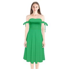 Green Lego Texture, Lego Background, Lego Texture, Green Shoulder Tie Bardot Midi Dress