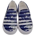 Metallic Rhythm Print Men s Canvas Slip Ons View1