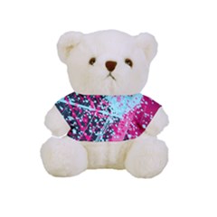 Colorful Splashes Grunge, Abstract Art Full Print Cuddly Teddy Bear