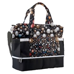 Pearls And Stones Sports Shoulder Bag With Shoes Compartment by dedoma